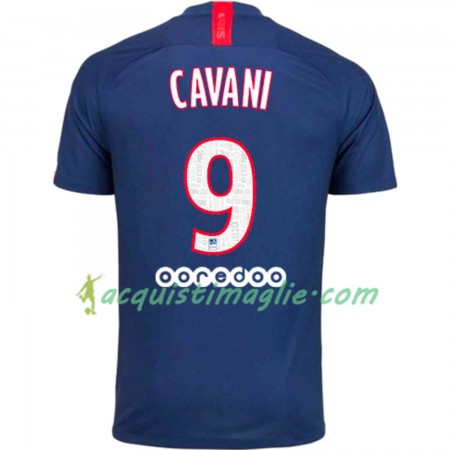 Divisa di Calcio Paris Saint Germain Edinson Cavani 9 Prima 2019/2020 